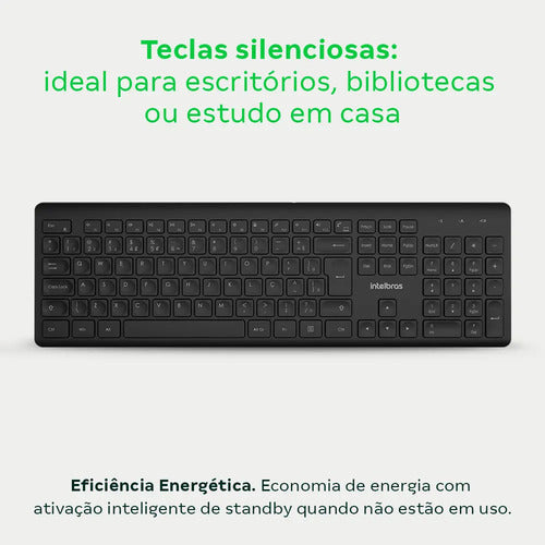 TECLADO INTELBRAS TSI50 - SEM FIO PRETO