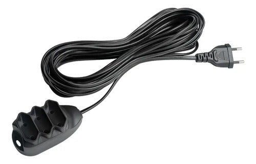 EXTENSAO ELETRICA 3 TOMADAS 2 PINOS 10A 10M PRETA EXT 2010