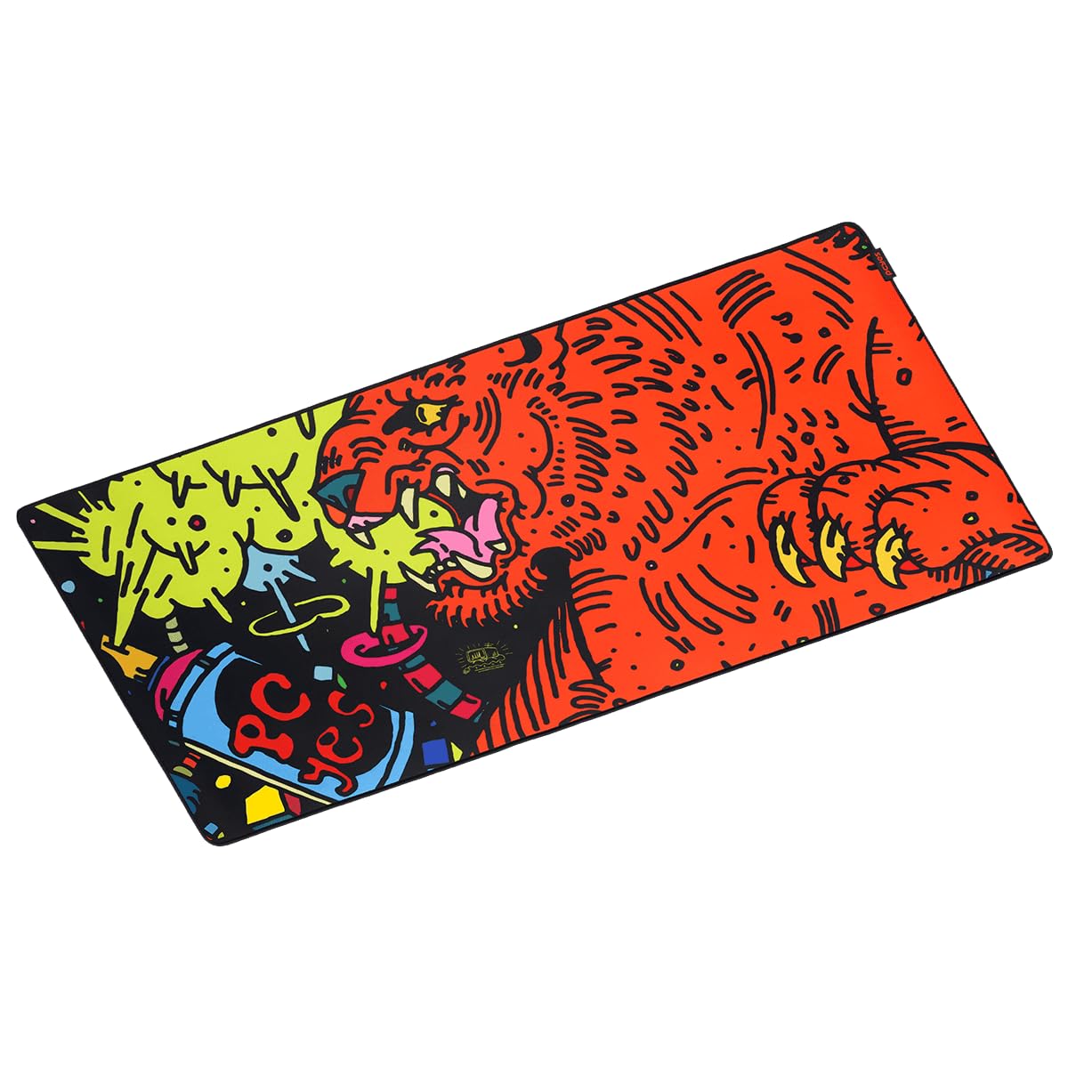 MOUSE PAD GAMER PCYES TIGER EXTENDED - 900 X 420MM - PMT90X42