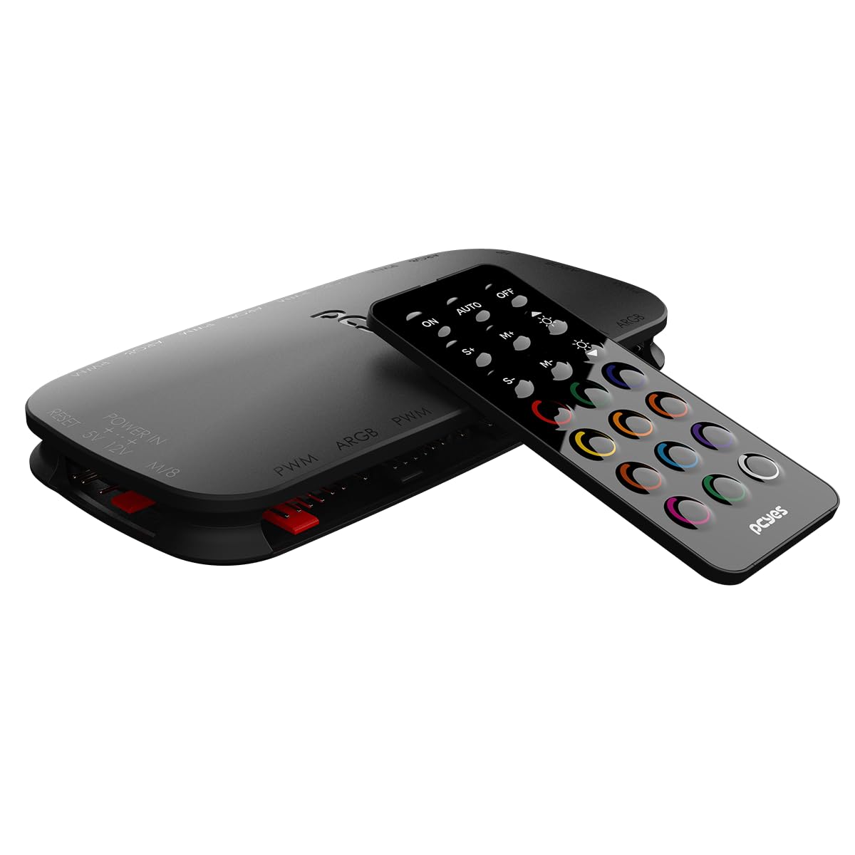 CONTROLADOR DE FAN PCYES LIGHT CORE BLACK VULCAN 9 PORTAS PWM + ARGB - PELC9PVBR