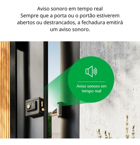 Fechadura elétrica inteligente IFX 4000 ID