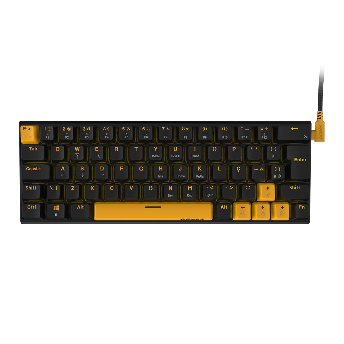 TECLADO MECANICO 60% PCYES KUROMORI - VOYAGER EDITION - SWITCH BLUE - KMVY60BL