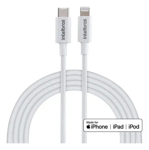 CABO USB-C - LIGHTNING 1,2M PVC BRANCO EUCL 12PB