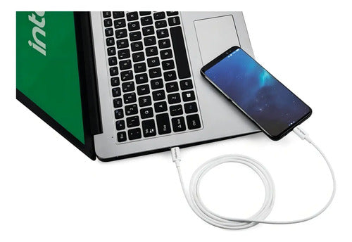 Cabo USB-C 1,2 m EUCC 12PB Branco
