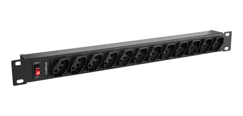 PROTETOR ELETRONICO C 12 TOMADAS P RACK - EPR 212+