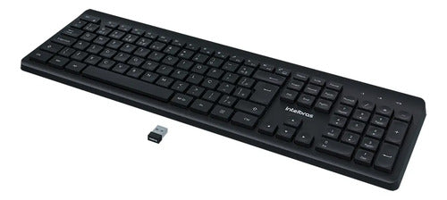 Combo Teclado e Mouse CSI50 Sem Fio Preto Intelbras