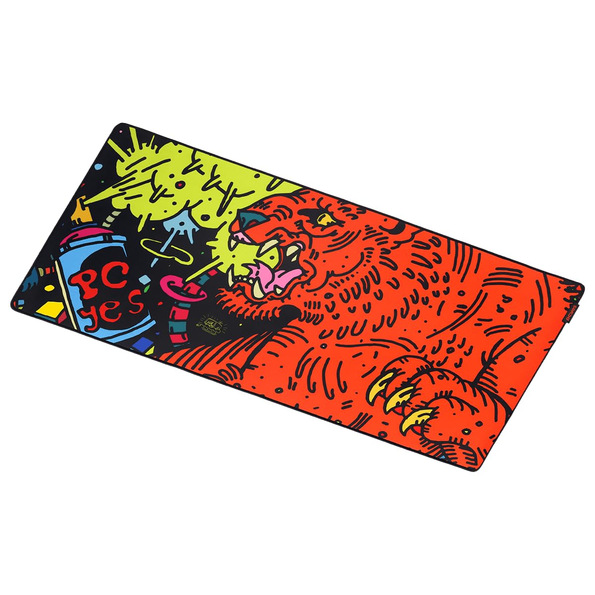 MOUSE PAD GAMER PCYES TIGER EXTENDED - 900 X 420MM - PMT90X42