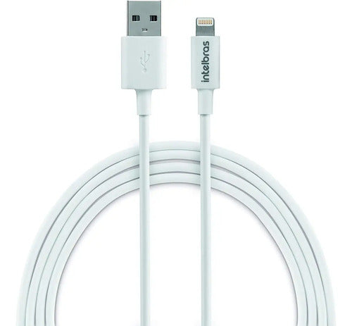 CABO USB LIGHTNING 1.2M PVC BRANCO EUAL12PB