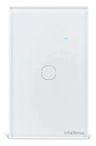 INTERRUPTOR TOUCH WI-FI 1 TECLA EIW 1001 BRANCO INTELBRAS