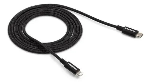Cabo USB-C Lightning 1,5m Nylon EUCL 15NP Preto