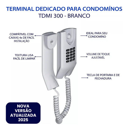 TERMINAL ANALOGICO DEDICADO TDMI-300 BR