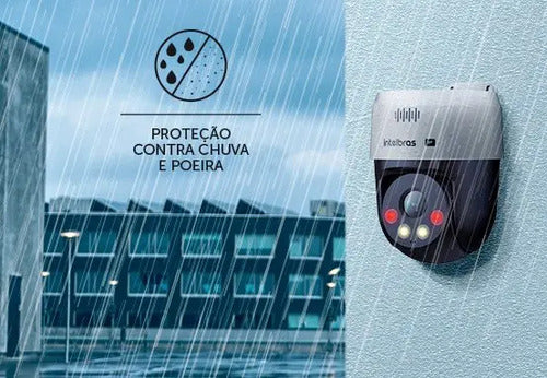 Câmera Segurança IP POE Intelbras VIP 1300 MINI SD