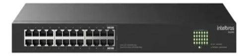 Switch Não Gerenciável Intelbras S1124g 24 Portas