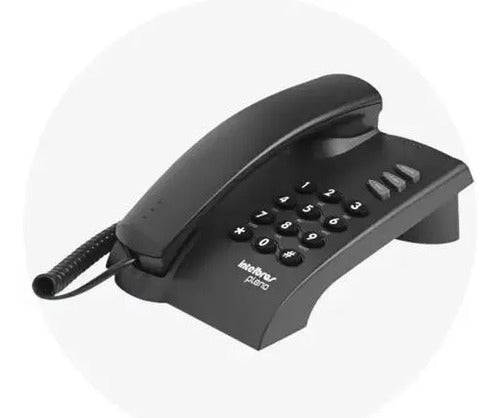 TELEFONE COM FIO PLENO PRETO