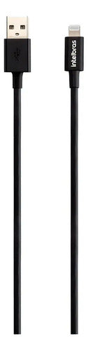 CABO USB LIGHTNING 1.2M PVC PRETO EUAL12PP (APPLE)