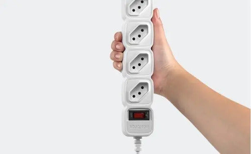PROTETOR ELETRONICO C 4 TOMADAS E 2 USB - EPE 204 USB BR