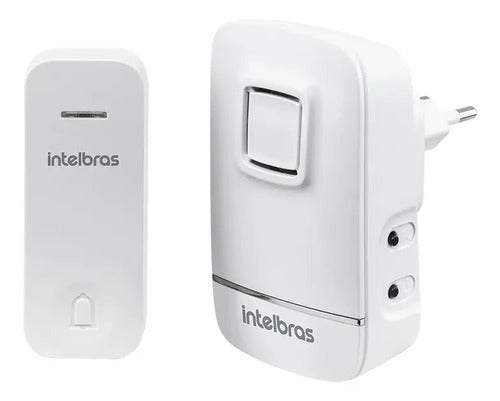 Campainha Sem Fio Energia Cinética CIK 200 Branco Intelbras
