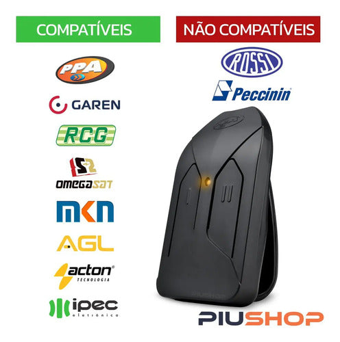 CONTROLE REMOTO PORTÃO PPA TOK 433